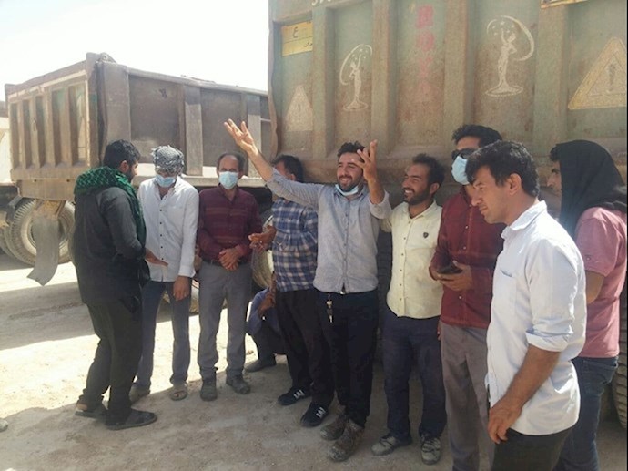 إضراب سائقي شركة النفط في دهلران