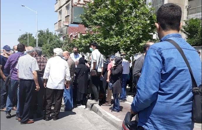 طهران - تجمع للمتقاعدين 