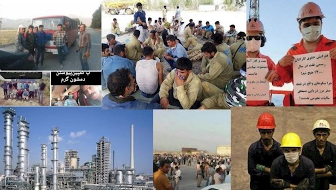 اليوم السابع عشر لإضراب عمال النفط والغاز في 82 مصفاة ومركز بتروكيماويات في إيران