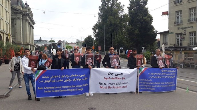 مظاهرات الإيرانيين في سويسرا