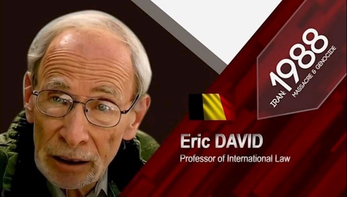 إريك ديفيد، أستاذ القانون الدولي من بلجيكا