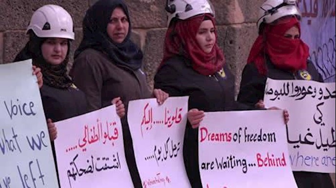 نساء درعا يطلقن حملة “وينن”+فیدیو