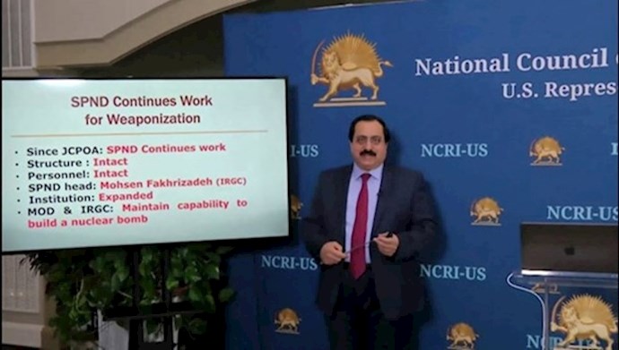 اعتراف رئيس هيئة الطاقة الذرية للنظام: كشف  مجاهدي خلق كانت بداية الملف النووي الإيراني