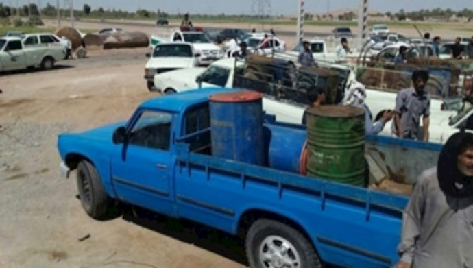 قتل ناقلي الوقود وإفراط قوات حرس نظام الملالي في التهريب